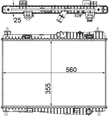 MAHLE CR 1135 000S Radiator, engine cooling