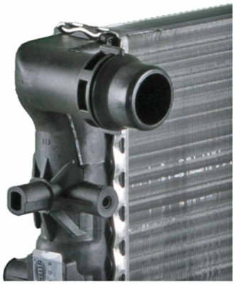 Radiator, engine cooling BEHR CR 454 000S