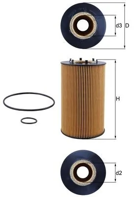 MAHLE OX 435D Oil Filter
