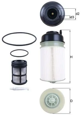 Saringan bahan bakar KX 406KIT