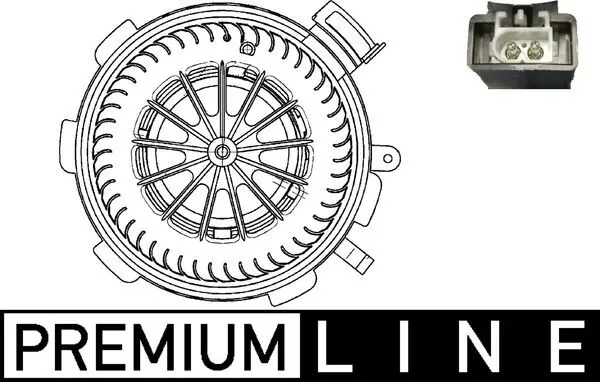 Interior Blower BEHR *** PREMIUM LINE *** AB 89 000P