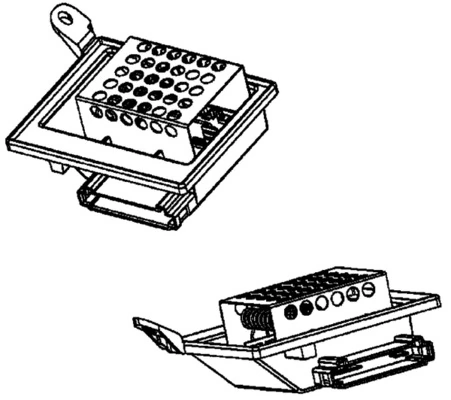 Resistor, interior blower BEHR *** PREMIUM LINE *** ABR 87 000P