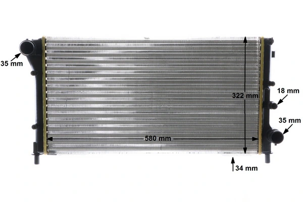 MAHLE CR 1453 000S Radiator, engine cooling