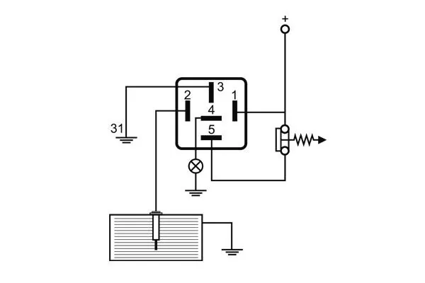 MAHLE ME 6 Relay, main current