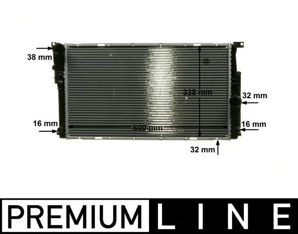 Radiator, engine cooling BEHR *** PREMIUM LINE *** CR 1909 000P