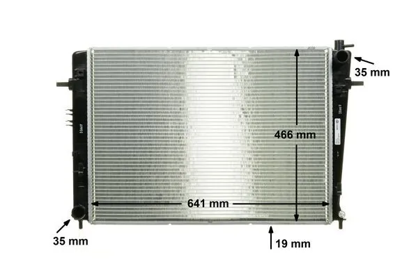 Radiator, engine cooling BEHR *** PREMIUM LINE *** CR 909 000P