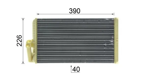 MAHLE AH 129 000P Heat Exchanger, interior heating