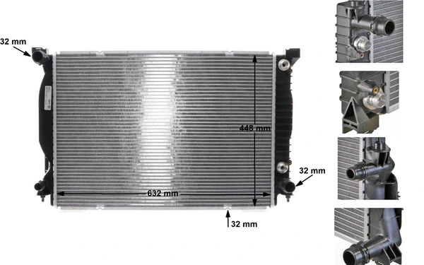 MAHLE CR 424 000S Radiator, engine cooling