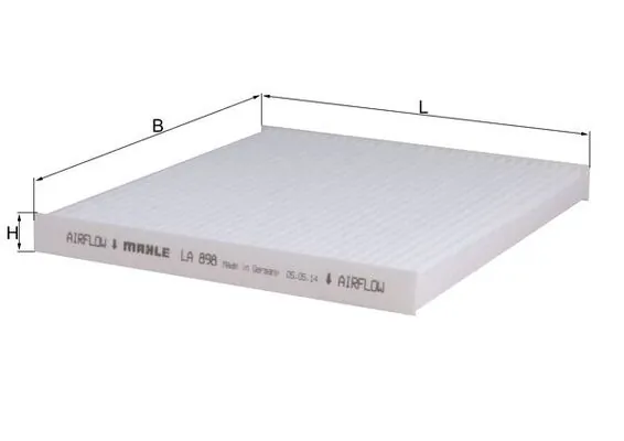 Filter, cabin air LA 898
