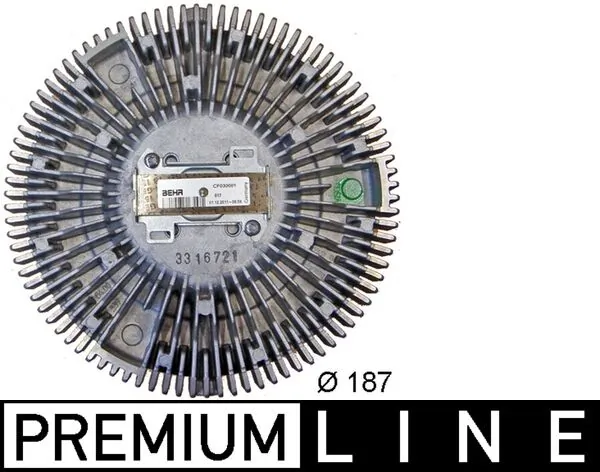 Clutch, radiator fan BEHR *** PREMIUM LINE *** CFC 129 000P