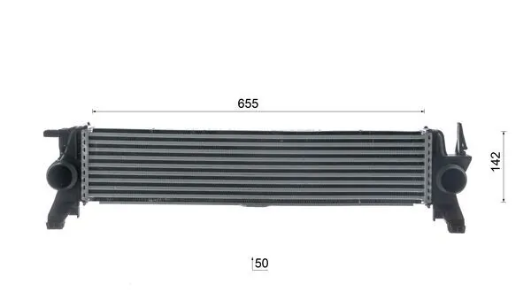 Charge Air Cooler BEHR CI 153 000S