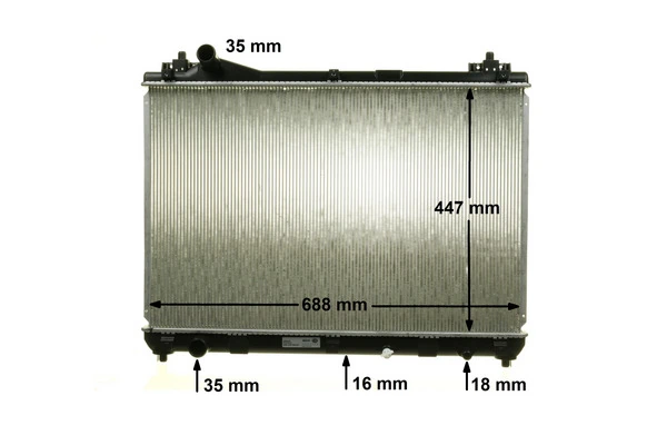 MAHLE CR 1871 000S Radiator, engine cooling