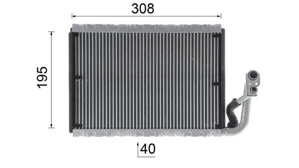 Evaporator, air conditioning BEHR *** PREMIUM LINE *** AE 91 000P