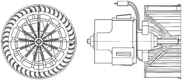 MAHLE AB 30 000P Interior Blower