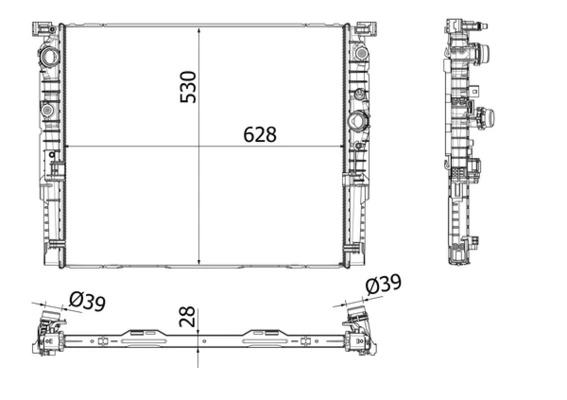 MAHLE CR 2196 000P Radiator, engine cooling