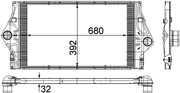 Charge Air Cooler BEHR *** PREMIUM LINE *** CI 59 000P