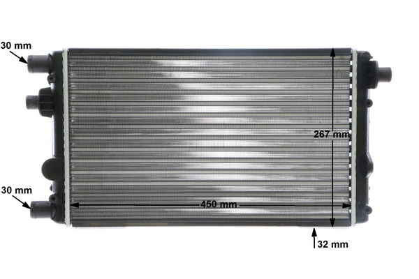 Radiator, engine cooling BEHR CR 632 000S