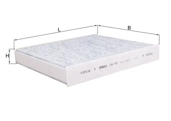 Filter, cabin air LAK 472