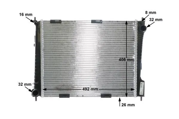 MAHLE CR 841 000S Radiator, engine cooling