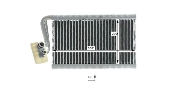 MAHLE AE 167 000P Evaporator, air conditioning