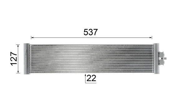 MAHLE CLC 327 000P Oil Cooler, automatic transmission