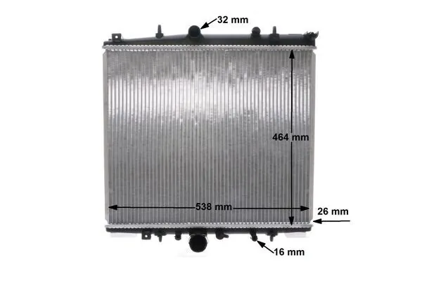 Radiator, pendingin mesin BEHR CR 1435 000S