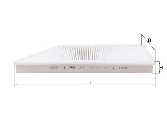 Filter, cabin air LA 57