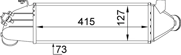 Charge Air Cooler BEHR CI 203 000S