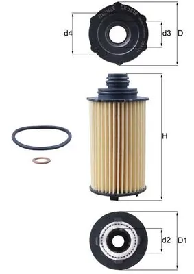 Oil Filter OX 1310D