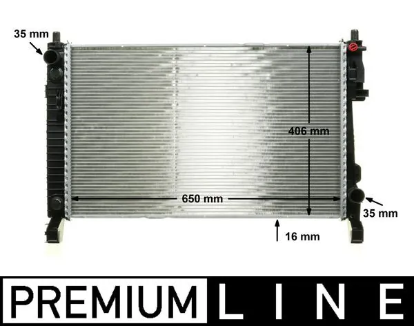 Radiator, engine cooling BEHR *** PREMIUM LINE *** CR 661 000P