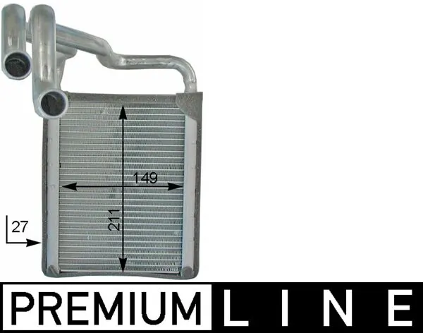 Heat Exchanger, interior heating BEHR *** PREMIUM LINE *** AH 203 000P