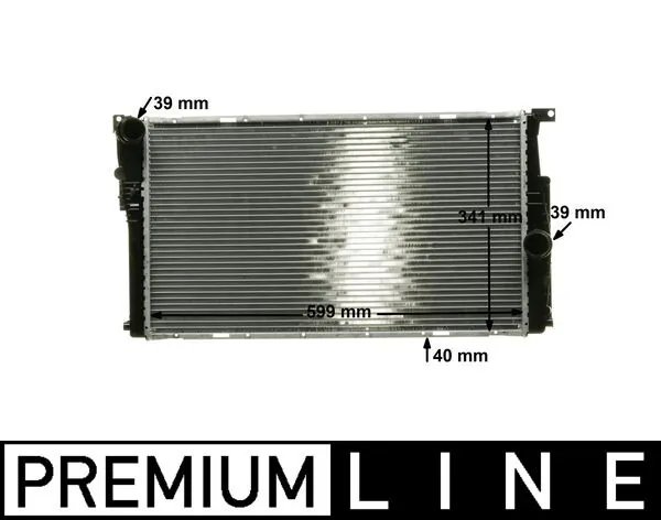 Radiator, engine cooling BEHR *** PREMIUM LINE *** CR 1908 000P