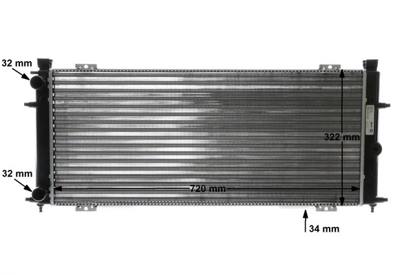 MAHLE CR 173 000S Radiator, engine cooling