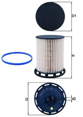 Fuel Filter KX 493D