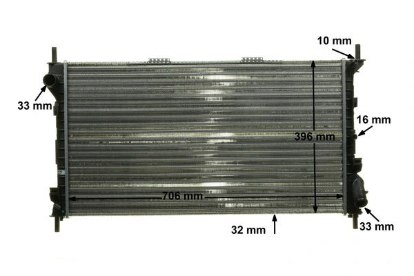 MAHLE CR 1196 000P Radiator, engine cooling