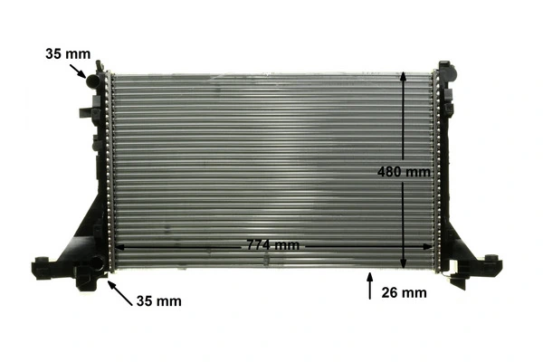 MAHLE CR 866 000P Radiator, engine cooling
