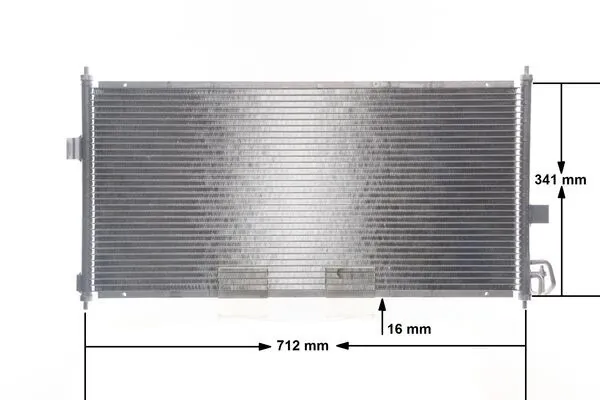 MAHLE AC 674 000S Condenser, air conditioning