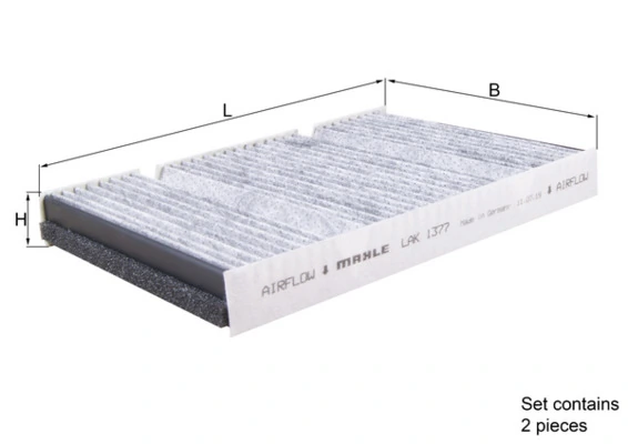 MAHLE LAK 1377/S Filter, cabin air