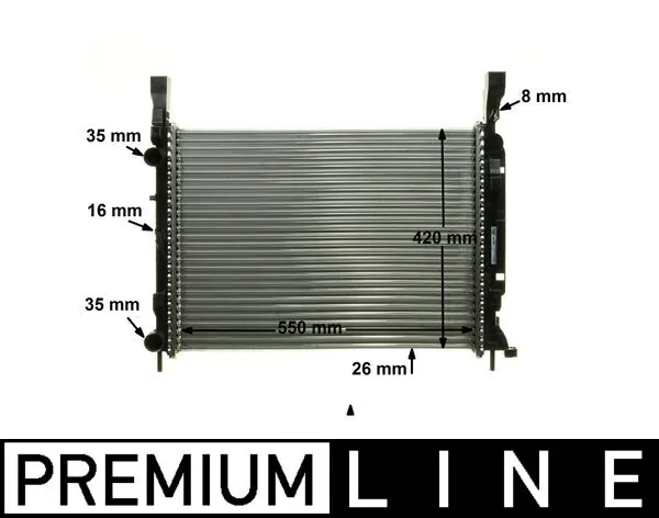 MAHLE CR 1157 000P Radiator, engine cooling