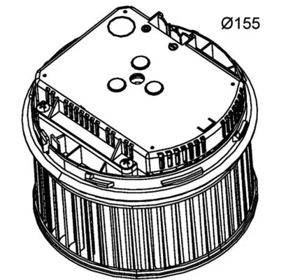 MAHLE AB 261 000P Interior Blower