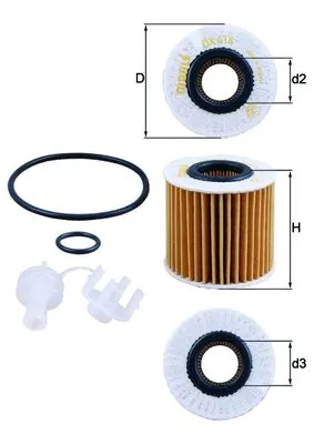 Oil Filter OX 414D1