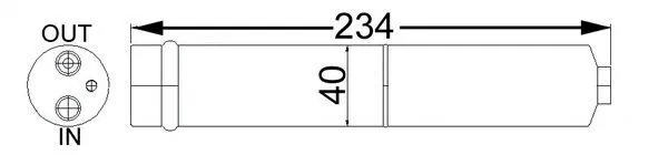 Dryer, air conditioning BEHR AD 247 000S