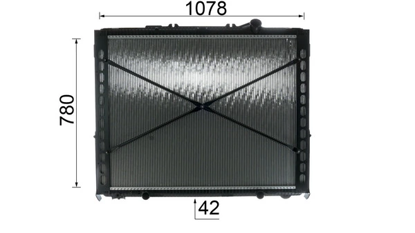 MAHLE CR 2639 000P Radiator, engine cooling