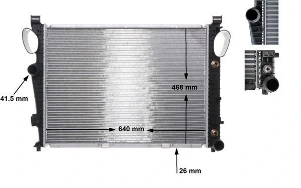 MAHLE CR 304 000S Radiator, engine cooling
