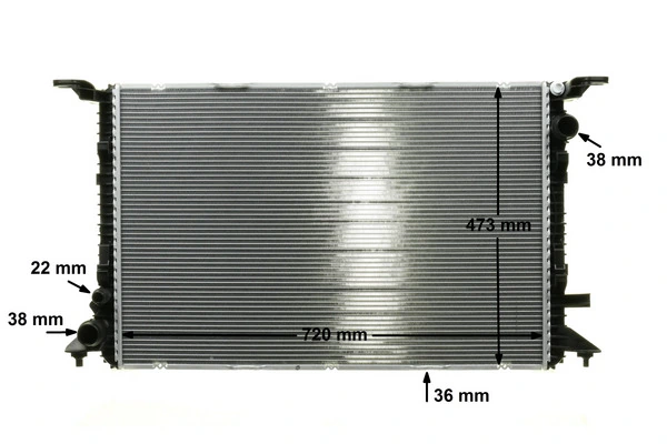 Radiator, engine cooling BEHR *** PREMIUM LINE *** CR 1023 000P