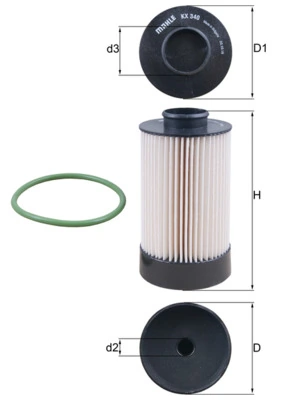 Fuel Filter KX 340D