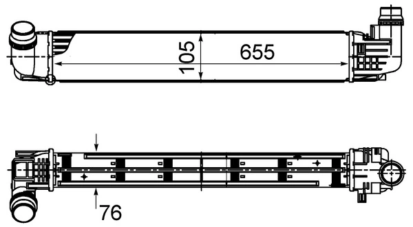 Charge Air Cooler BEHR CI 496 000S