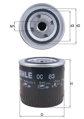Oil Filter OC 83