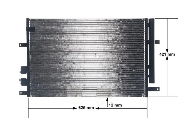 MAHLE AC 693 000S Condenser, air conditioning