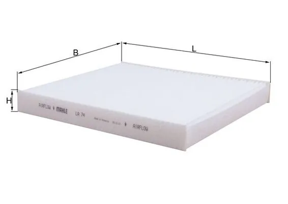 Filter, cabin air LA 74